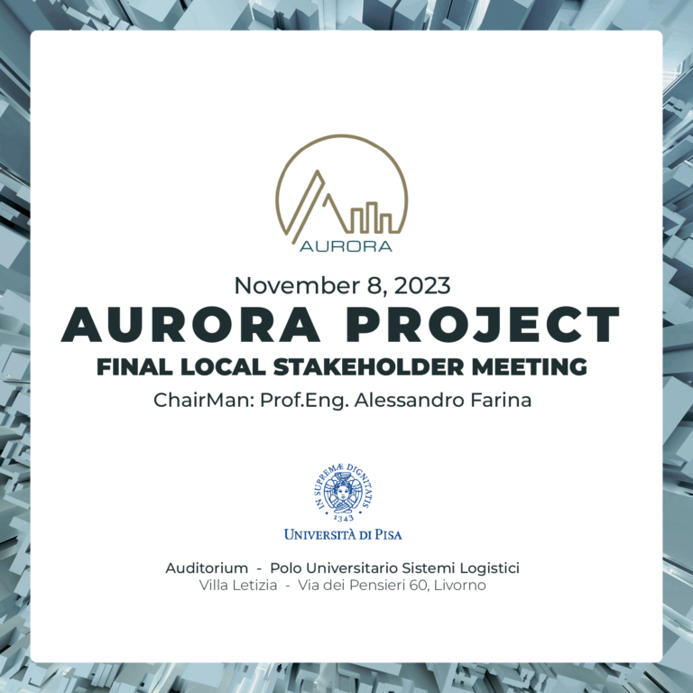 AURORA PROJECT – Final local stakeholder meeting November 8, 2023