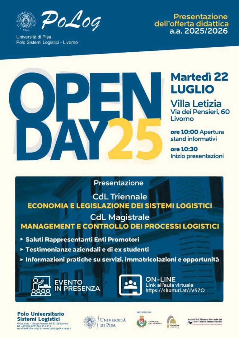 OPEN DAY25 – 22 luglio