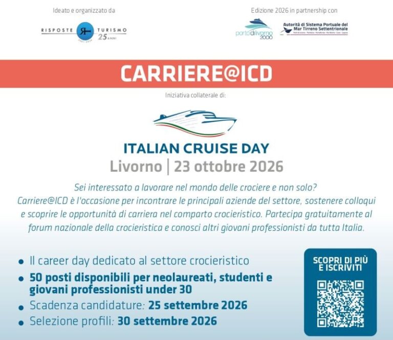 Carriere@ICD | Italian Cruise Day – Livorno, 23 ottobre